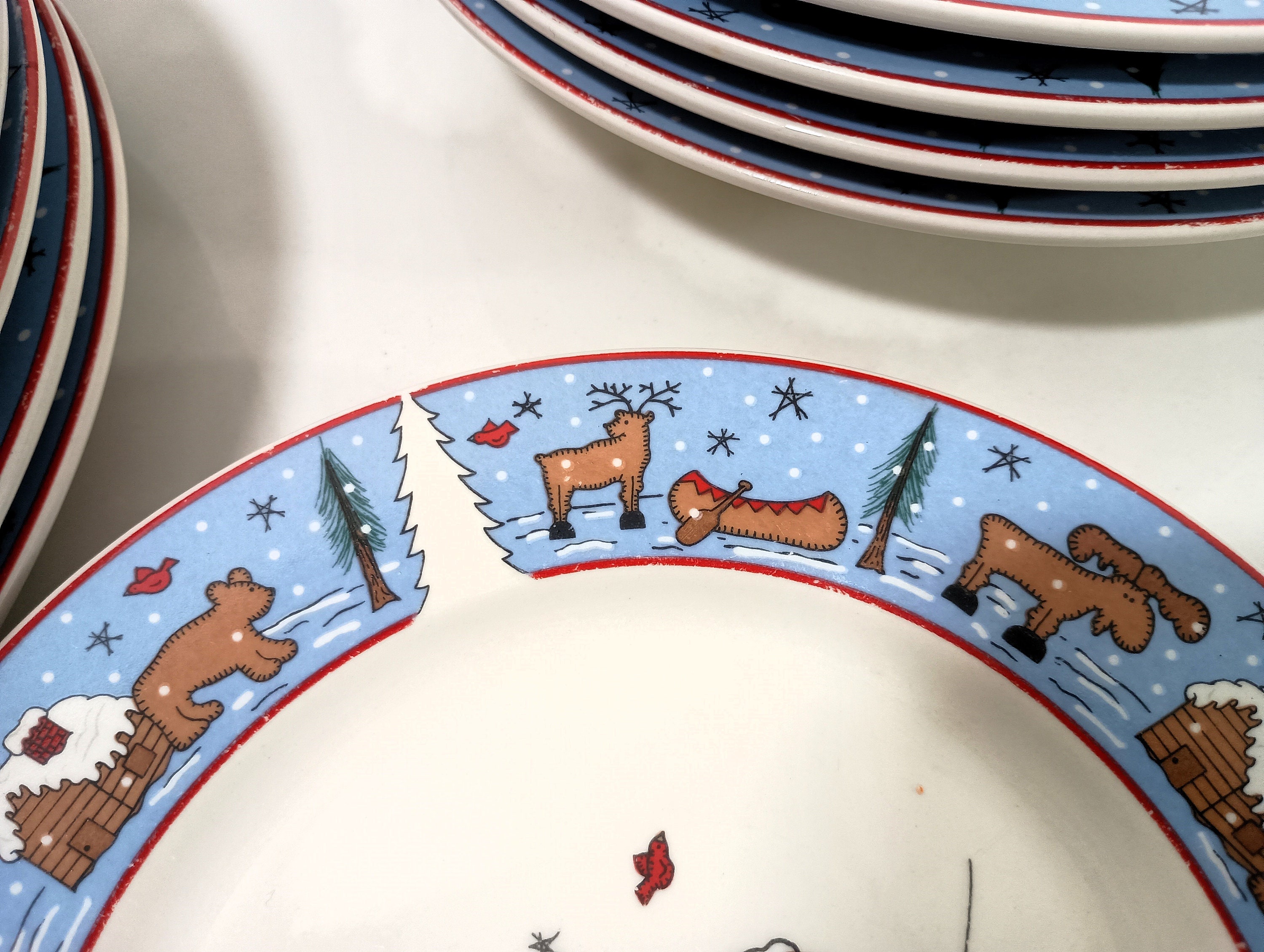 Rustic Bear Lodge Dinnerware Set – Western Passion