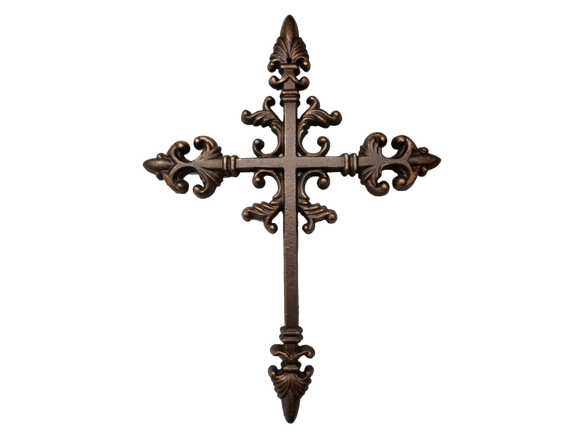 Rustic Iron Cast Iron Wall Hanging Crossideal/interior or Etsy