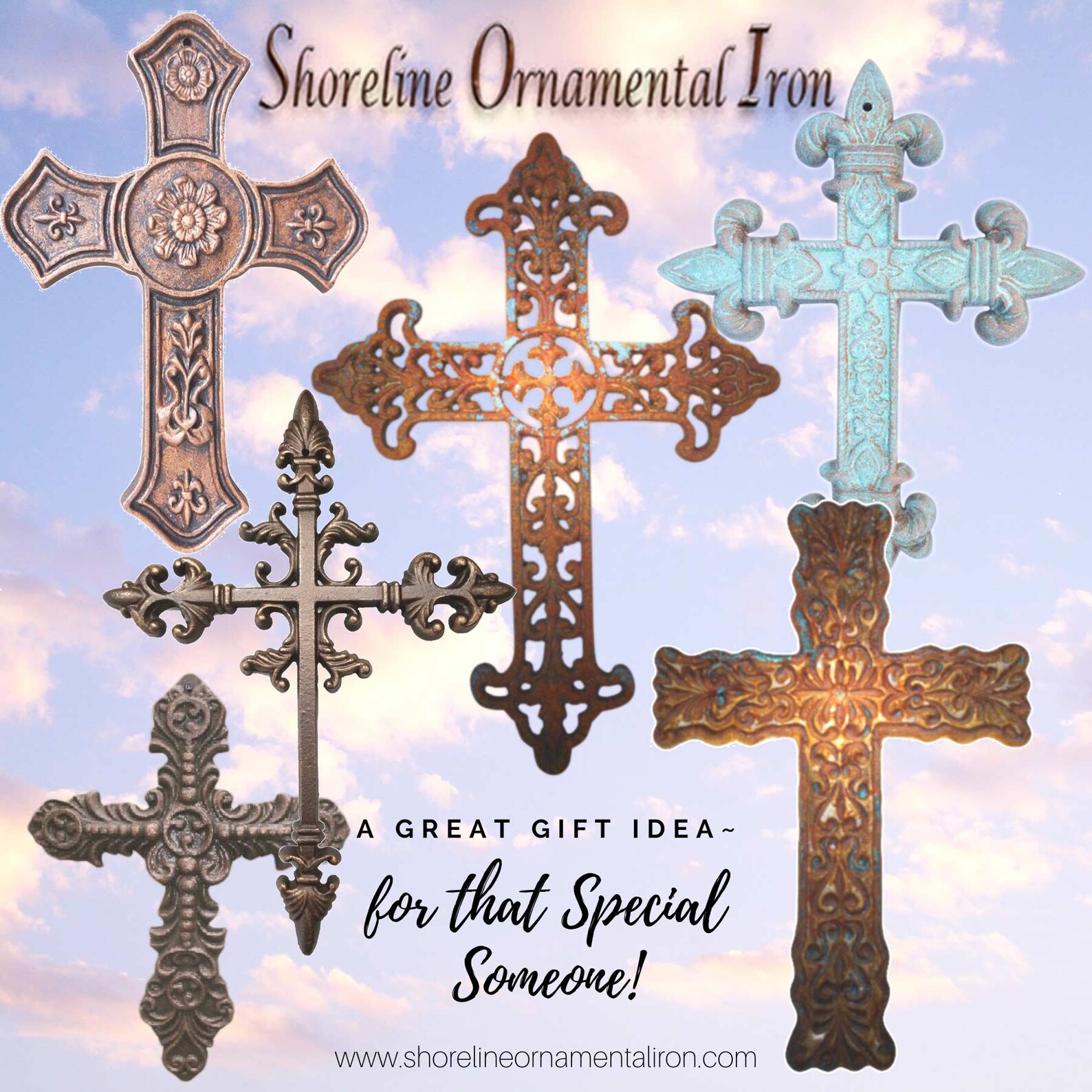 Rustic Iron Cast Iron Wall Hanging Crossideal/interior or Etsy