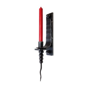 Wrought Iron Candle Wall Sconce-Unique and Ideal for Interior Design