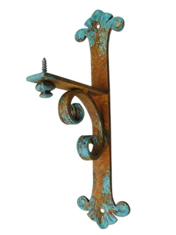 Decorative Mantel And Shelf Bracket 7 X 17 Hand Forged Etsy