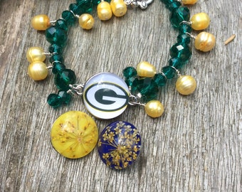 Handmade packer snap bracelet