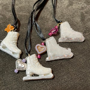 Figure skate tree ornament