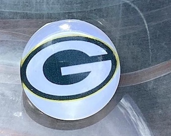 Green Bay packer snap charm