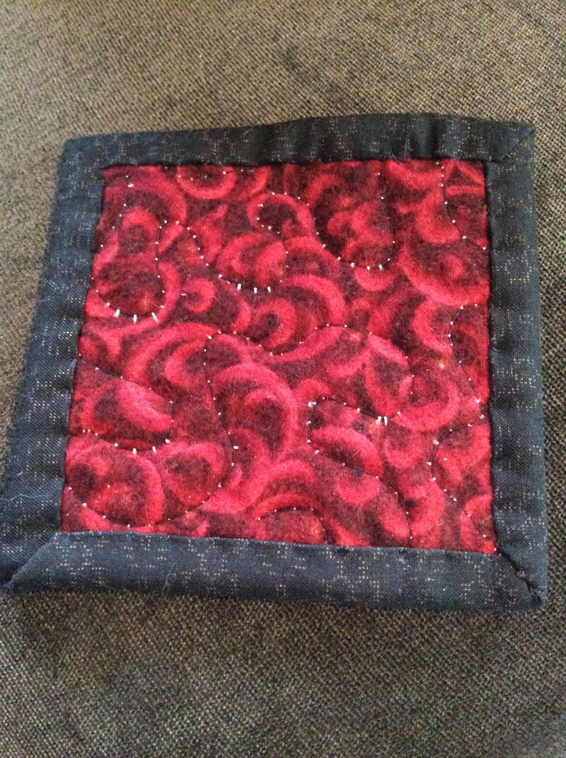 Badgers mug rug coaster