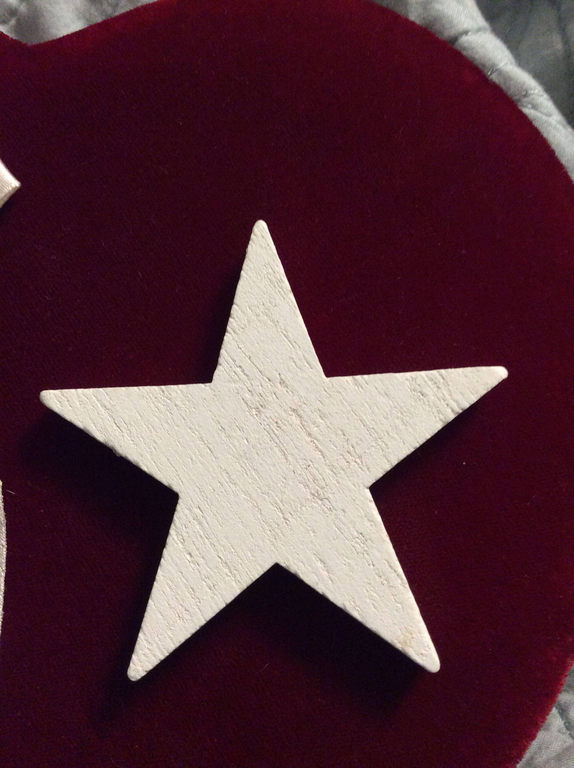 Medium wood blank, star, tree, pumpkin, button craft supply