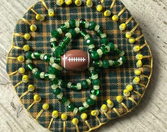 Green Bay packer pin brooch