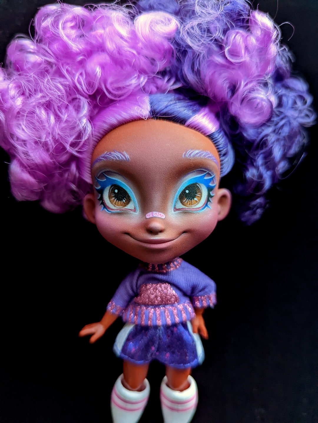 Custom Doll Faceup Sporty Hairdorables Play Doll OOAK Repaint Makeunder Repainted Doll Etsy