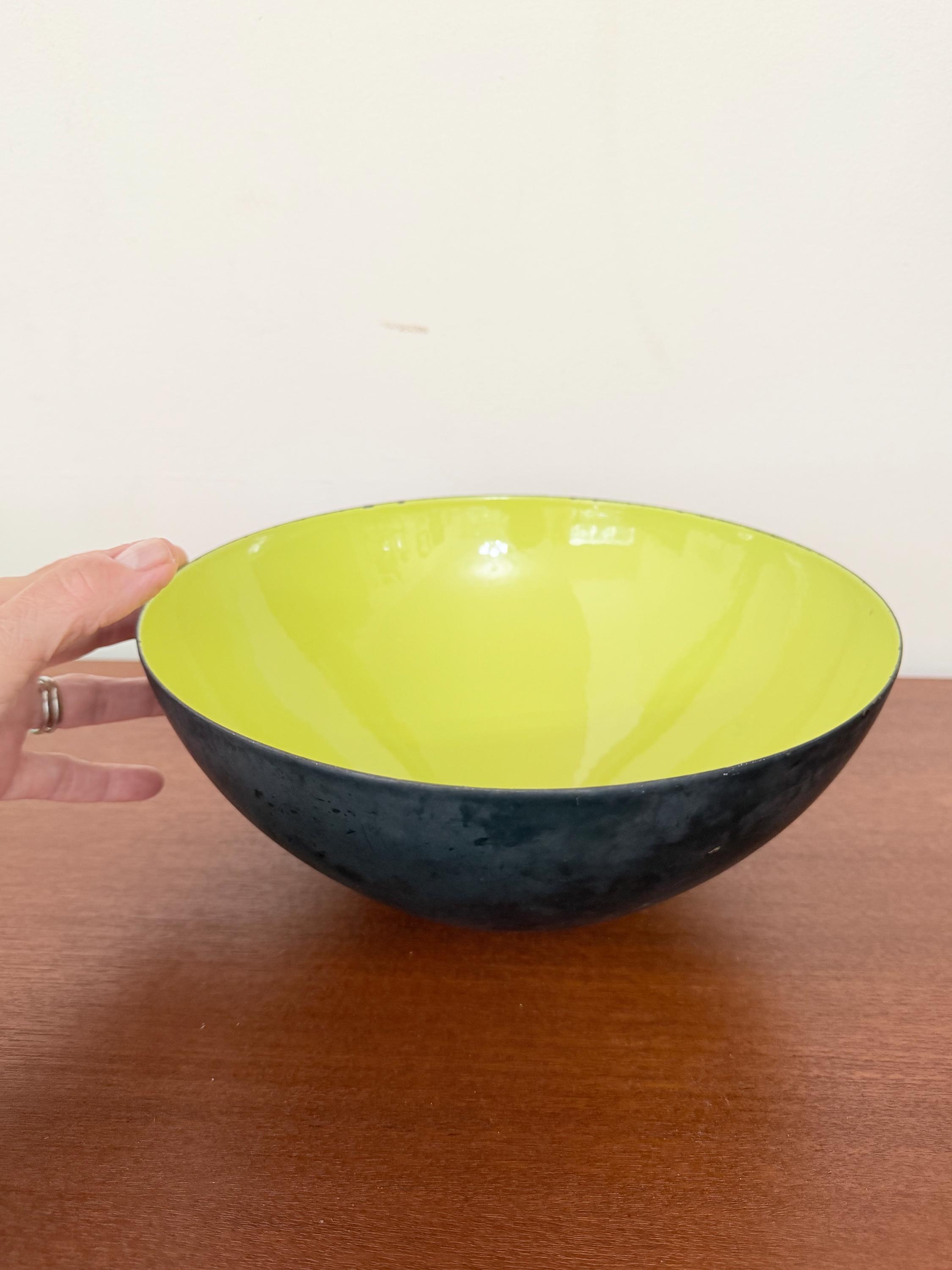 Vintage Enamel Bowl Krenit - Etsy