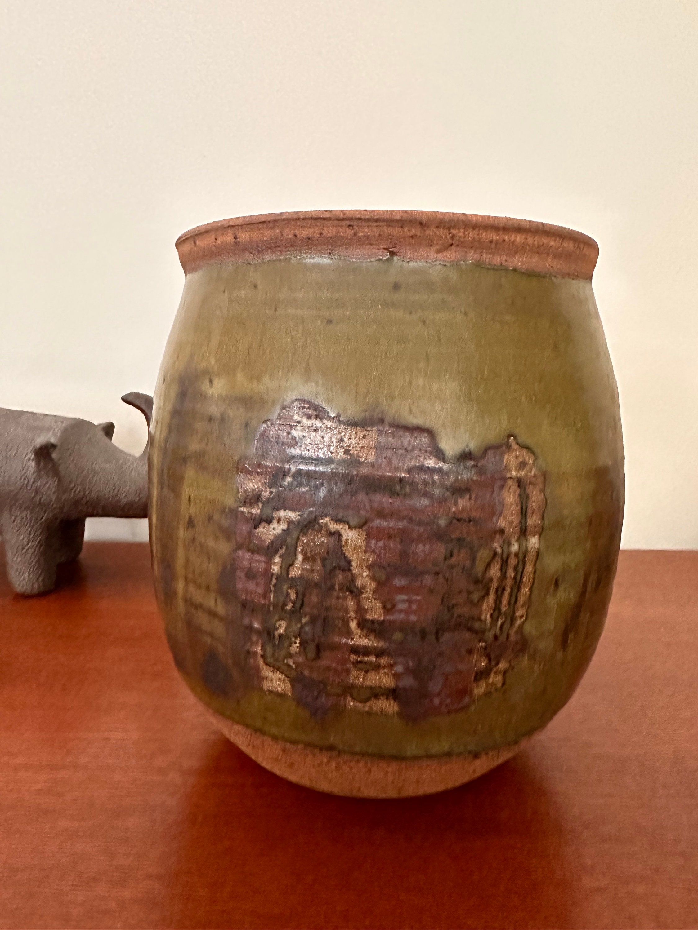Pottery Planter Vintage Mid Century Modern Studio Art Ceramic - Etsy