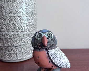 Susana Espinosa Puerto Rico Pottery Owl