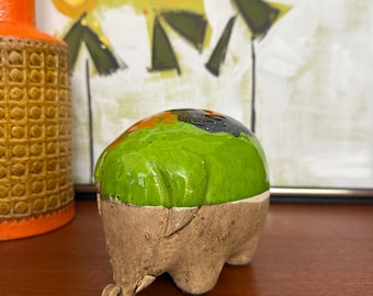 Ivo de Santis GLI ETRUSCHI Italian Pottery Elephant
