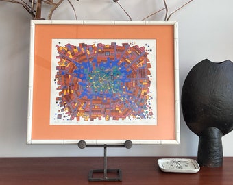 Firmato ap Serigraph Risaburo Kimura Washington SQ New York City