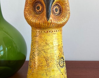 Rosenthal Netter Pottery Owl Vintage Candle Holder