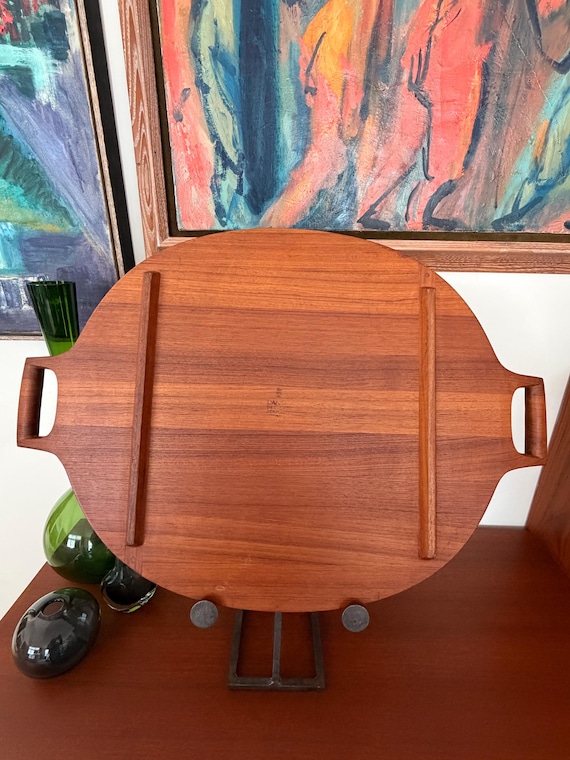 Dansk Jens Quistgaard Large Teak Serving Tray With Handles Denmark
