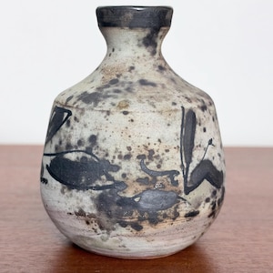 Vintage Hand Thrown Berkshire Studio Pottery Gertraud Stosiek Stoneware Vase