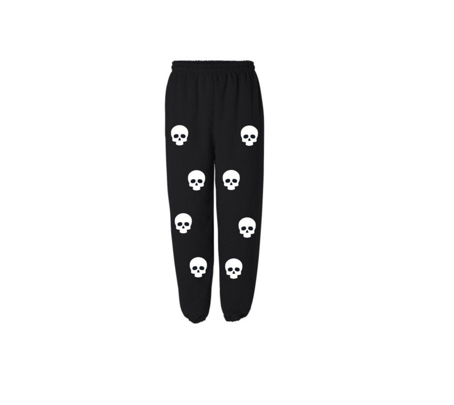 skull print joggers