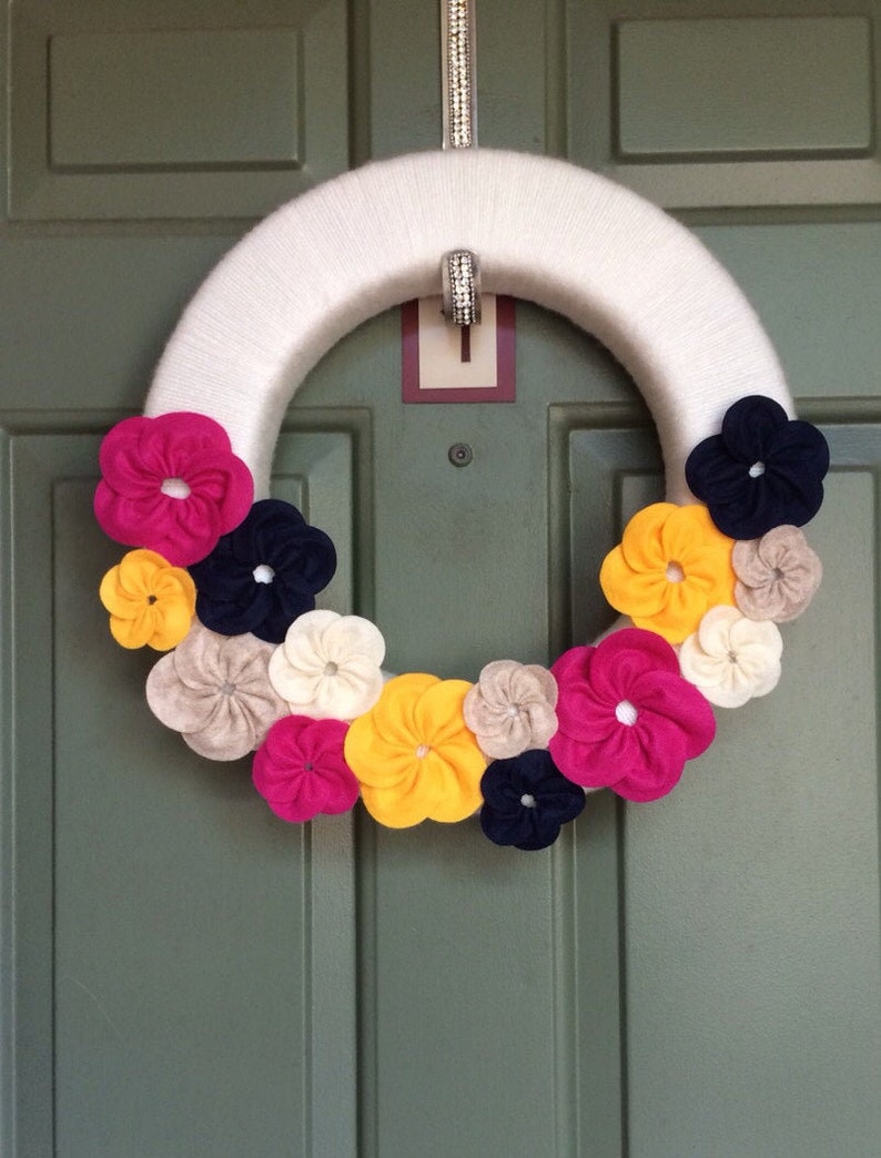 Whimsical Flower Wreath