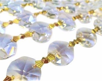 crystal garland for chandelier