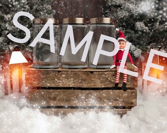 Christmas card digital background