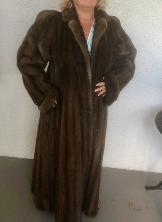 full length sable mink coat