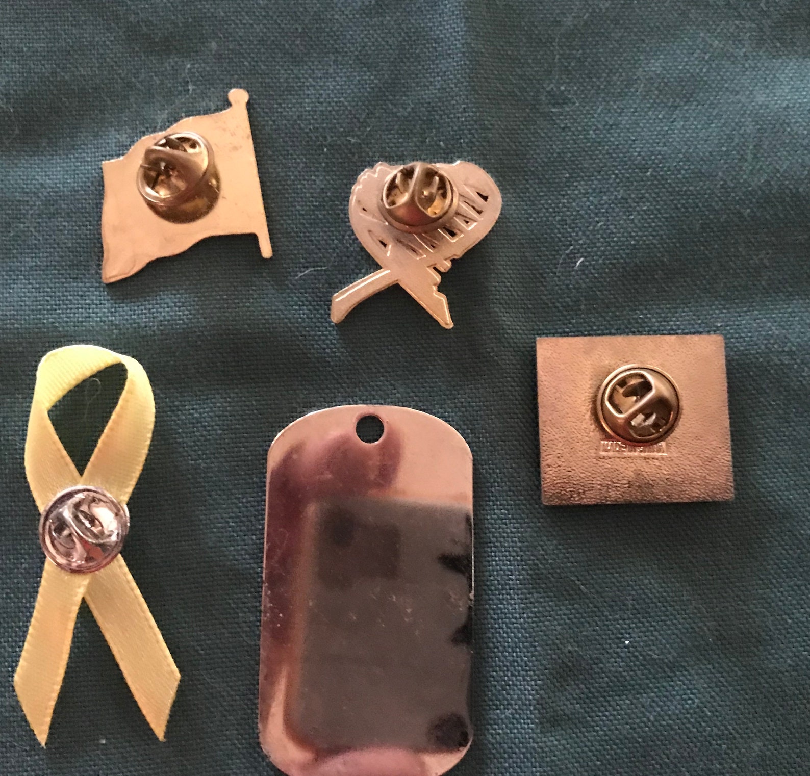 Vintage Lapel Pins 5 Novelty Enamel Lapel Tacs Political Etsy