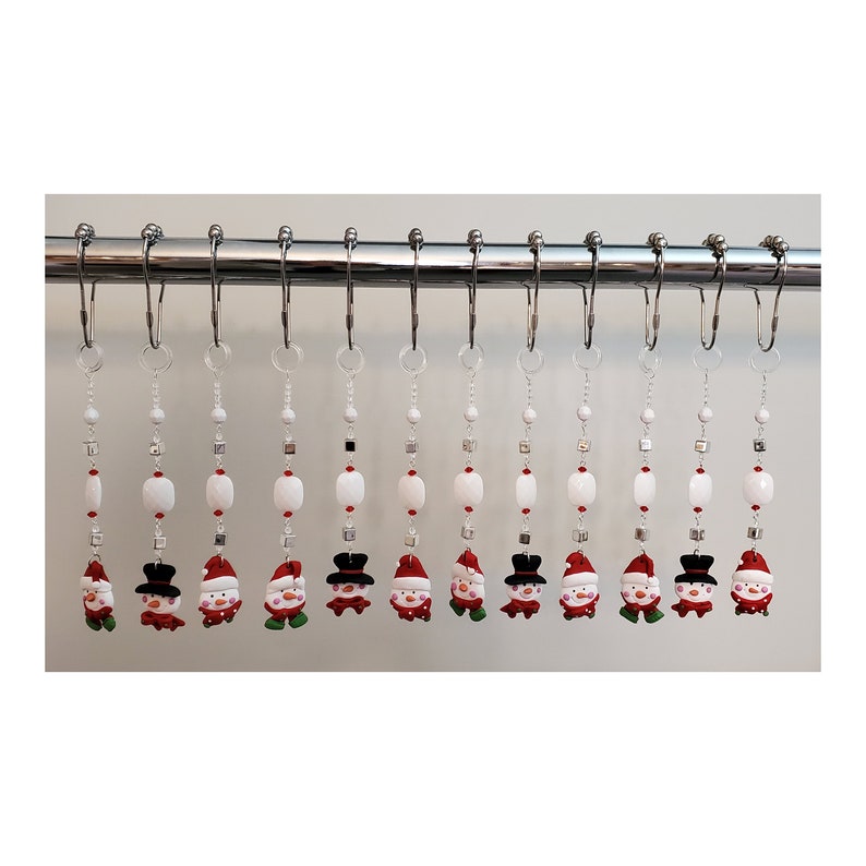 Decorative Shower Curtain Hook Accents/charms/ Ornaments.. Etsy