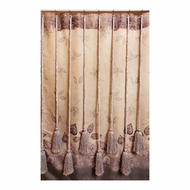 NEW Shower Curtain Hook Tassels in Alt Lengths of 57 Etsy