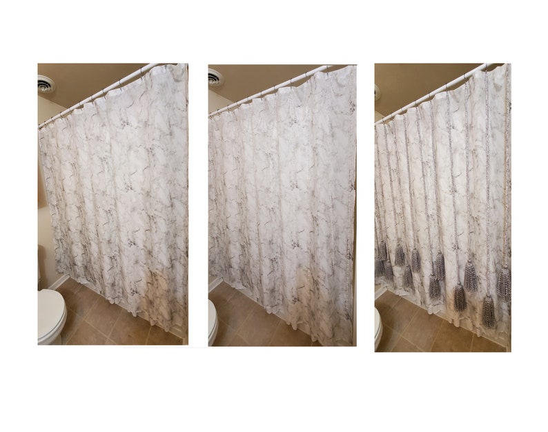 NEW Shower Curtain Hook Tassels in Alt lengths of 57 Etsy