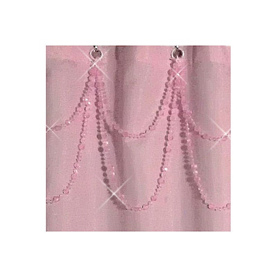 Items similar to Double Swag.... Excessively Pink.....Shower Curtain