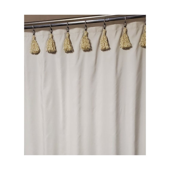 Decorative Shower Curtain Hook Accents/charms/ Ornaments 6tassels set  of 12 