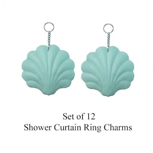 Decorative Shower Curtain Hook Accents/Charms/ Ornaments...Shells