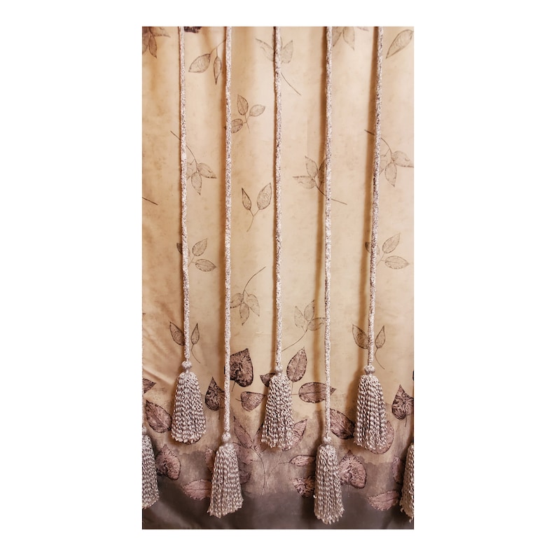 NEW Shower Curtain Hook Tassels in Alt lengths of 57 Etsy
