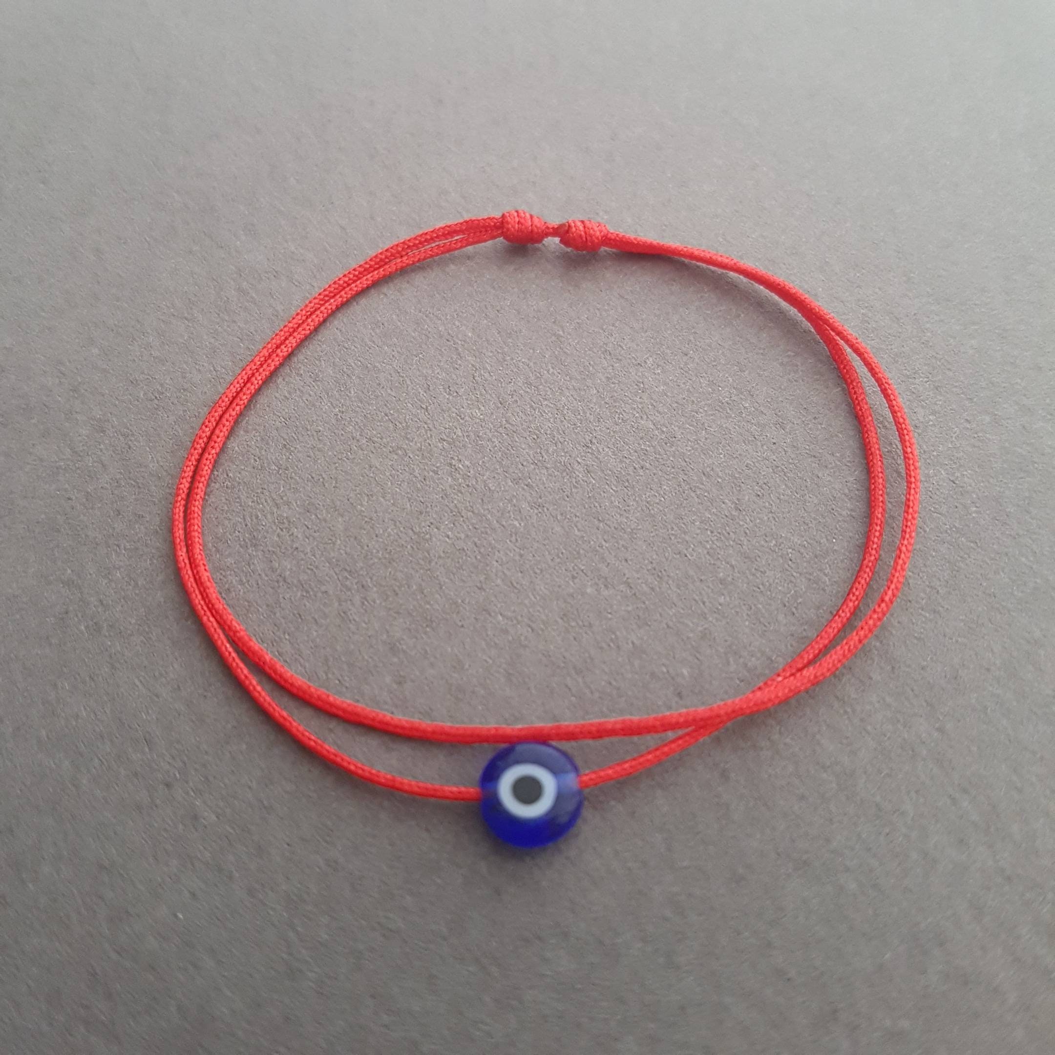 OEIL SUR FIL ROUGE, Bracelet duo à partager