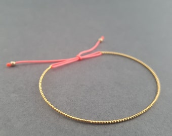 Adjustable stacking bangle, thin silver or gold cuff bracelet, dainty silver bangle, gold bracelet, minimal bracelet, birthday gift for her