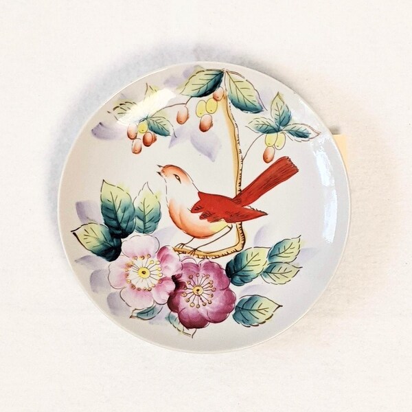 View of Hand Painted Plate - Etsy