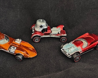 Hot Wheels Redlines Red Baron Line Mattel Die Cast Metal Diecast