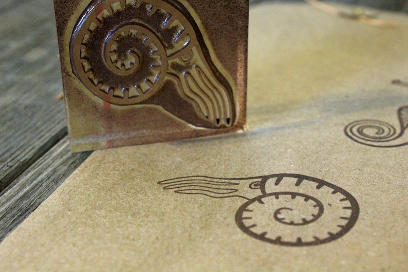 Nautilus Rubber Stamp