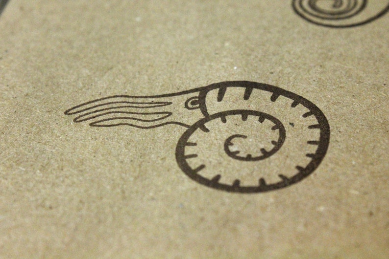 Nautilus Rubber Stamp