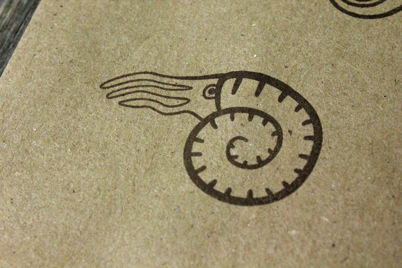 Nautilus Rubber Stamp