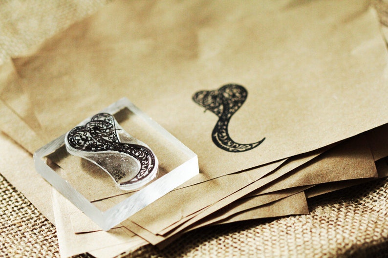 Cobra Sugar Skull Stamp 1x2