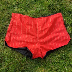 Reversible 1960s swim shorts!