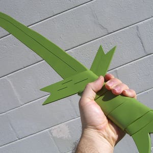 Finn&#39;s Grass Sword from Adventure Time ( 32in cosplay prop)