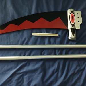 Maka's Scythe Soul Eater just under 6 ft tall cosplay image 3