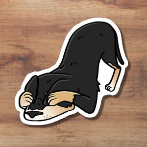 Titus the Scared Dog - Vinyl Sticker