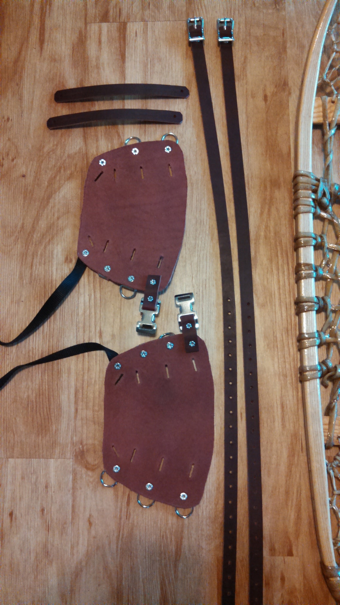 New Leather Snowshoe Harnesses Etsy