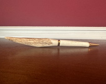 Deer Antler Pen | Hunter Gift Idea | Unique Handmade Pen | Deer Horns | Birthday Gift 2091