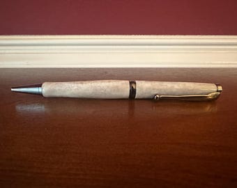 Deer Antler Pen – Black Titanium Finish, Twist Mechanism, Cross Refill 2485