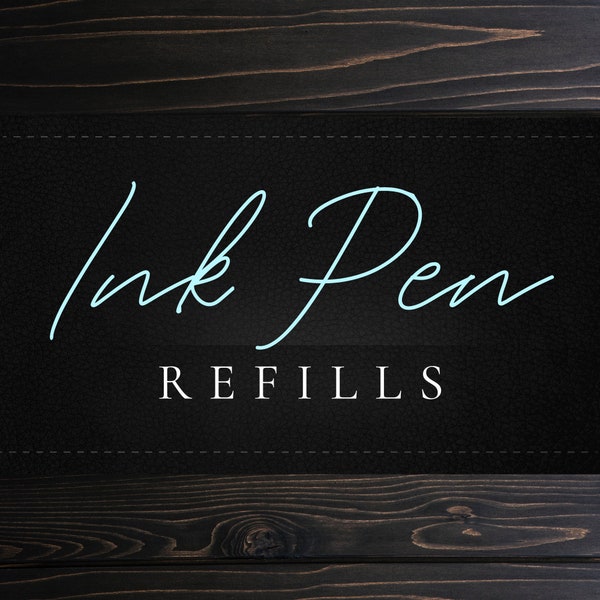 Ink Pen Refill - Ballpoint Refills - Pen Refills - Schmidt Pen Refills - Parker Style Pen Refills - Cross Style Pen Refills