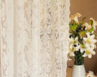Lace Curtains Etsy